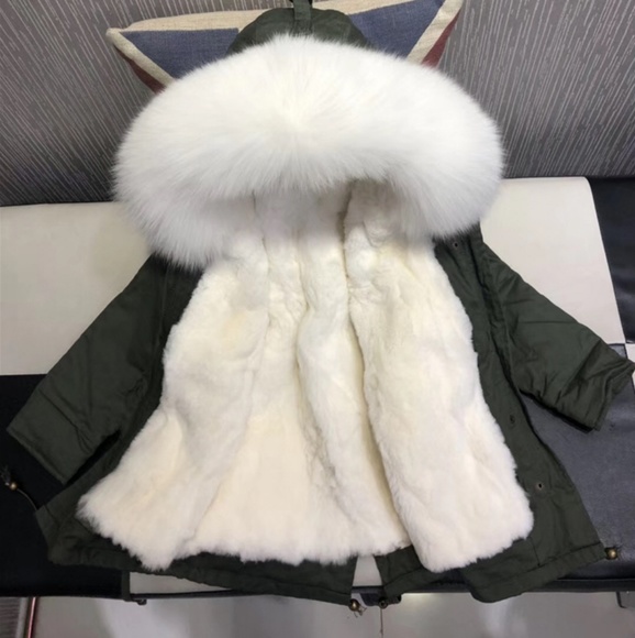REAL FOX FUR KIDS PARKAS - Picture 7 of 8